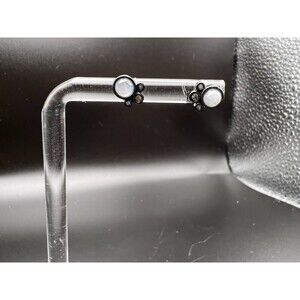 Adorina Moonstone and Diamond Cluster Earrings